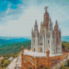 Church Of The Sacred Heart Mount Tibidabo Diamond Painting