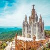 Church Of The Sacred Heart Mount Tibidabo Diamond Painting