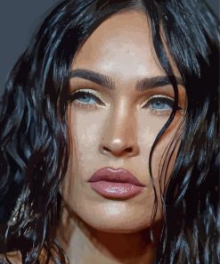 Close Up Megan Fox Diamond Painting