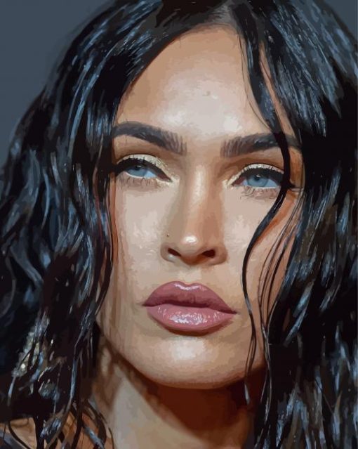 Close Up Megan Fox Diamond Painting