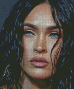 Close Up Megan Fox Diamond Painting