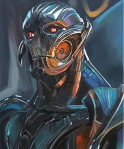 Close Up Ultron Diamond Painting