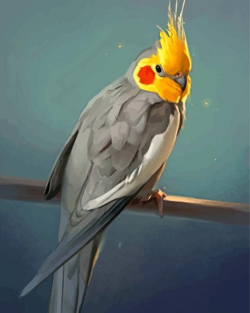 Cockatiel Diamond Painting