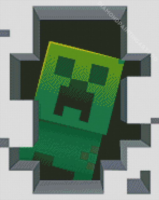 Creeper Minecraft Video Game Diamond Painting