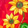 Cubist Sunflowers Art Diamond Painting