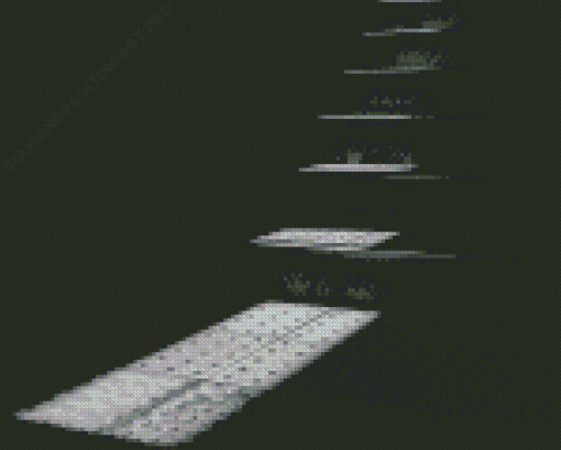 Dark To Light Stairs Diamond Painting