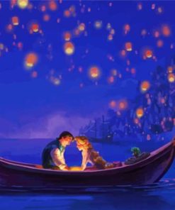 Disney Tangled Lanterns Diamond Painting