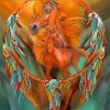 Dream Catcher With Animals Diamond Painting