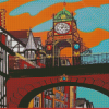 Eastgate Clock Chester Poster Diamond Painting