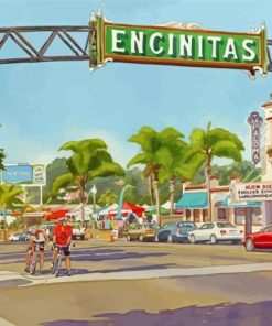 Encinitas California Diamond Painting