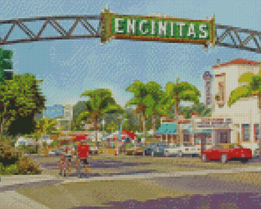 Encinitas California Diamond Painting