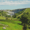 England Malham Cove Landscape Diamond Painting