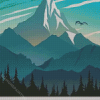 Erebor Lonely Mountain Poster Diamond Painting