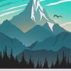 Erebor Lonely Mountain Poster Diamond Painting