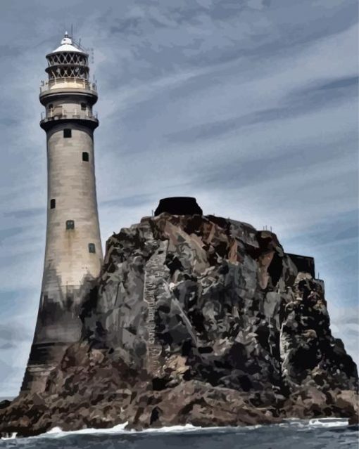 Fastnet Rock Lighthouse Diamond Painting