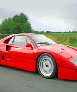 Cool Ferrari F40 Diamond Painting