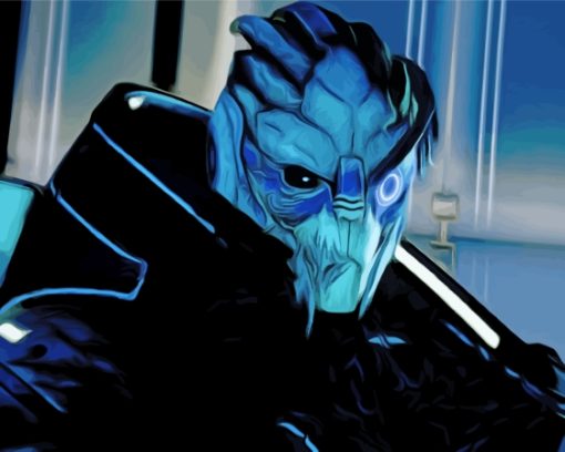 Garrus Vakarian Game Character Art Diamond Painting