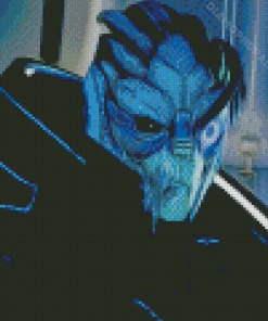 Garrus Vakarian Game Character Art Diamond Painting