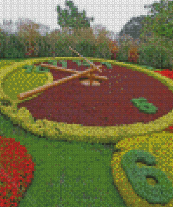 Geneva Flower Clock Diamond Painting