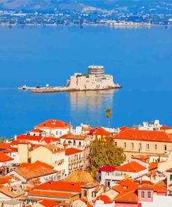 Greece Nafplio City Diamond Painting