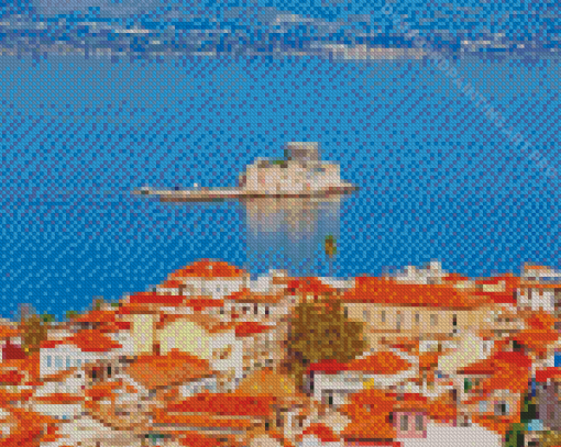 Greece Nafplio City Diamond Painting