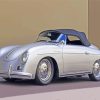 Grey Cabriolet Porsche 356 Diamond Painting