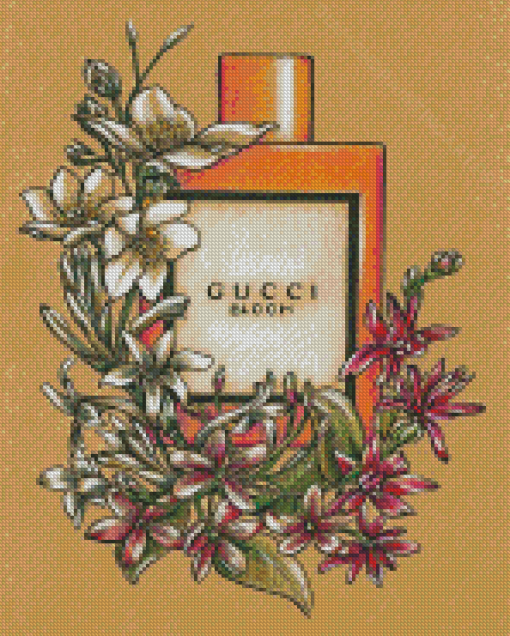 Gucci Bloom Perfume Diamond Painting