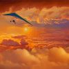 Hang Gliding Above Clouds Diamond Painting