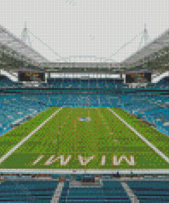 Hard Rock Stadium Diamond Painting