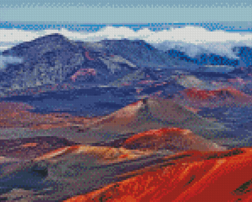 Hawaii Haleakala Volcano Diamond Painting