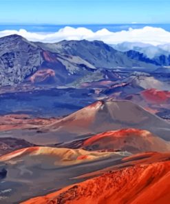 Hawaii Haleakala Volcano Diamond Painting