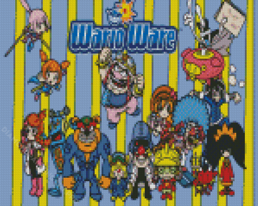 Warioware Get It Together Diamond Painting