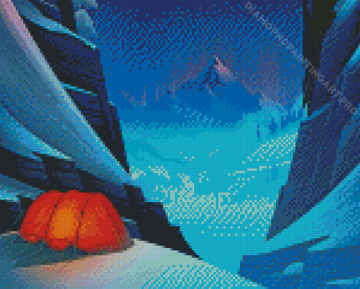 Camping In Snow Diamond Painting