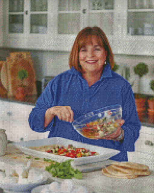 Ina Garten Cooking Diamond Painting