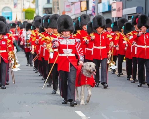 Irish Guards Diamond Painting