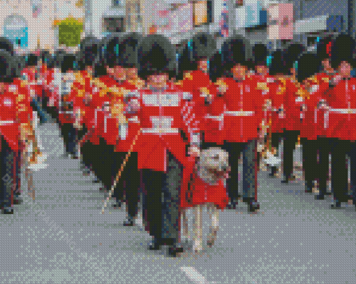 Irish Guards Diamond Painting