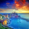 Italy Porto Venere At Sunset Diamond Painting