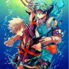 Izuku And Bakugo Mha Diamond Painting