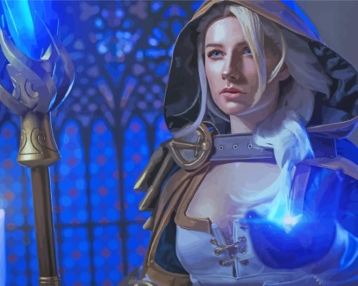 Jaina Proudmoore Character Diamond Painting