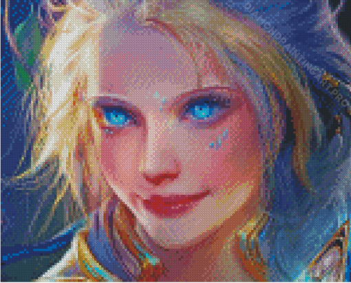 Jaina Proudmoore Face Art Diamond Painting