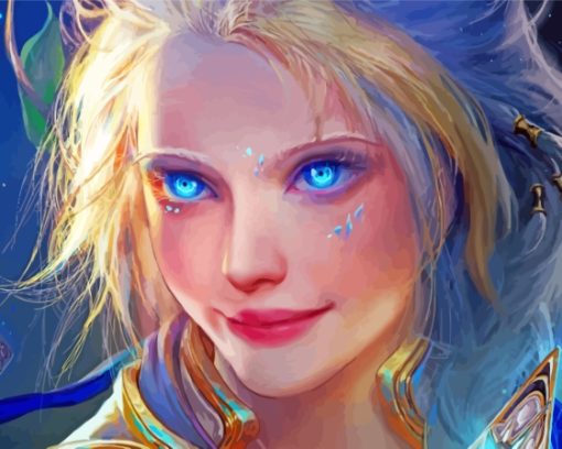 Jaina Proudmoore Face Art Diamond Painting