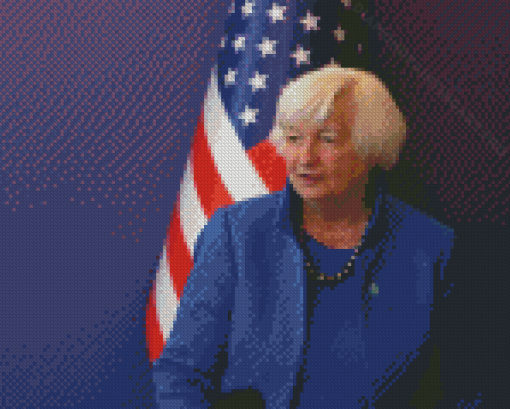 Janet Louis Yellen Diamond Painting