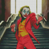 Joker Smoking And Dancing On Stairs Diamond Painting