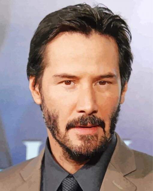 Cool Keanu Reeves Diamond Painting