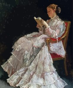 La Liseuse By Alfred Stevens Diamond Painting