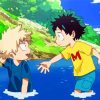 Little Izuku And Bakugo My Hero Academia Diamond Painting