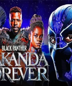 Marvel Black Panther Wakanda Forever Movie Diamond Painting