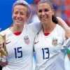 Megan Rapinoe And Alex Morgan Diamond Painting