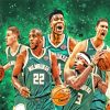 Milwaukee Bucks Team Diamond Painting