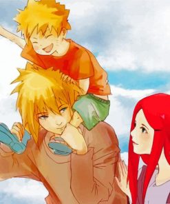 Minato X Kushina And Naruto Diamond Painting